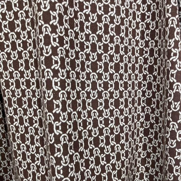 Tyler Böe Chain Link Shift Print Dress Women’s XL Preppy Career Office Chic - Picture 9 of 12